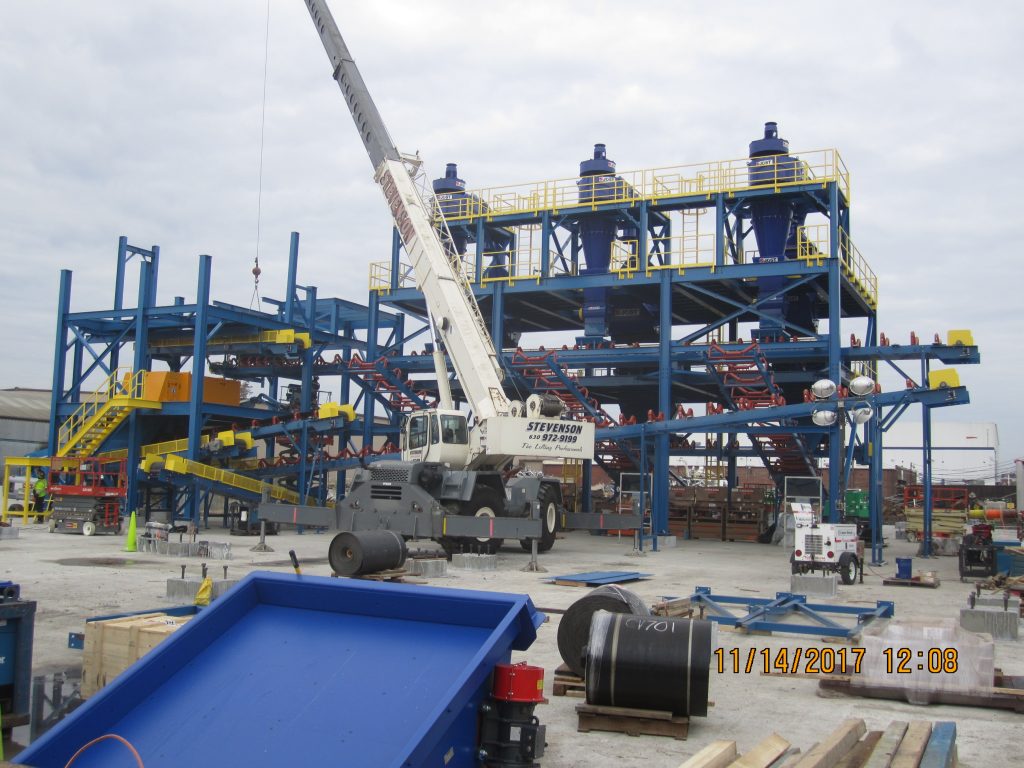 Installation of Scrap Metal Processing System